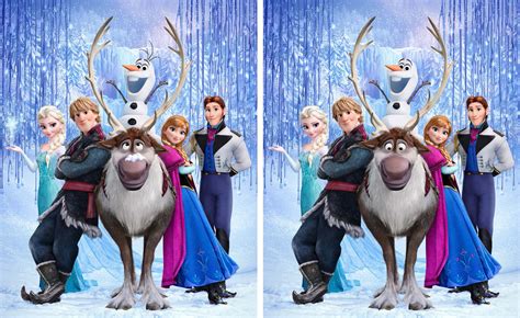 Spot The Difference Disneys Frozen Free Printables
