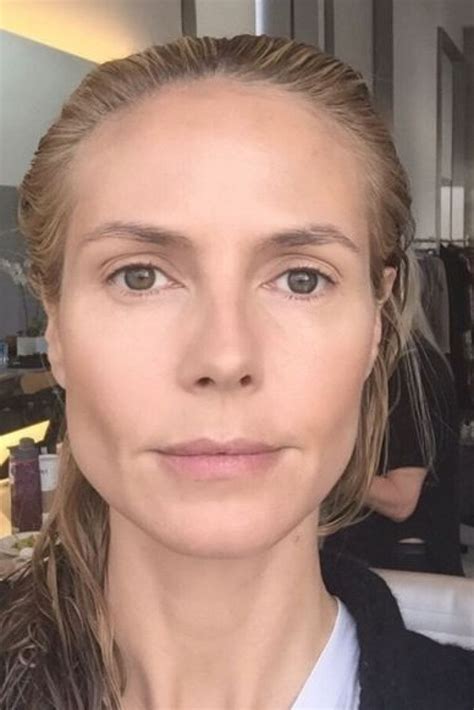 WATCH Heidi Klum s Dramatic Makeup Transformation Хайди клум Естественный макияж Модели