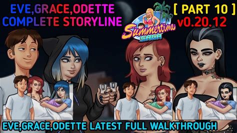 Eve Grace Odette Summertime Saga Full Storyline Latest Complete