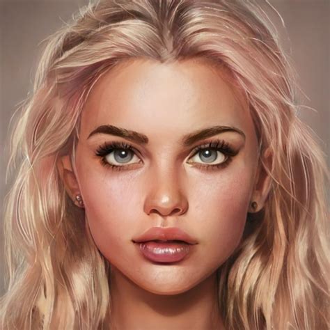 blonde face claim girl artbreeder in 2022 face claims blonde face