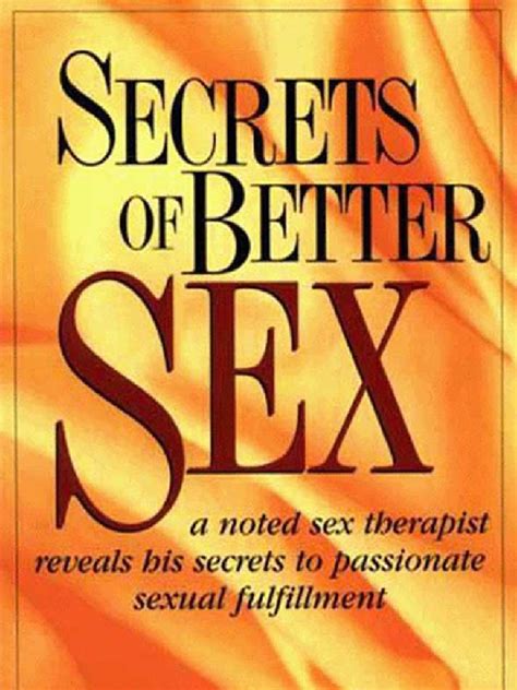 secrets of better sex pdf