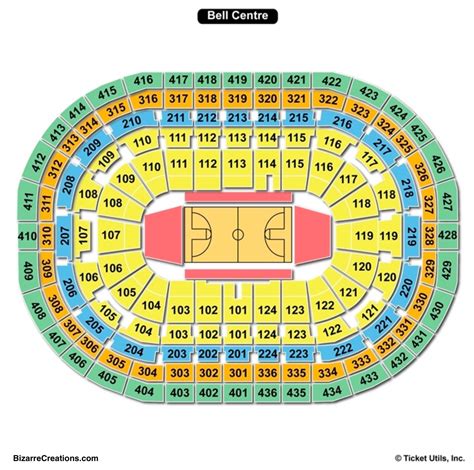 Bell Centre Seating Charts For Concerts Rateyourseats Com