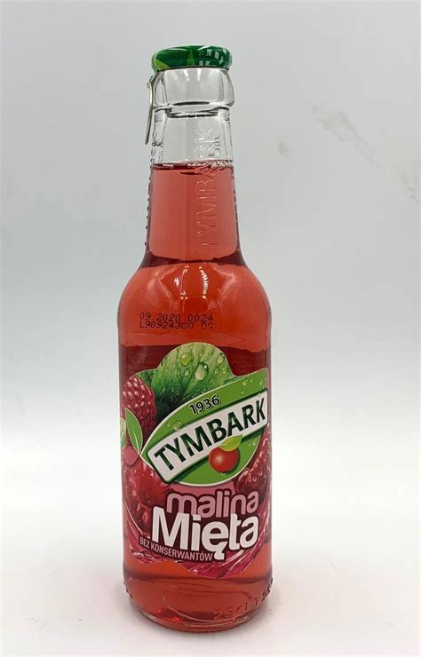 Tymbark Raspberry Mint Glass Bottle 250 ml | BEVERAGES \ Tymbark OFFER ...