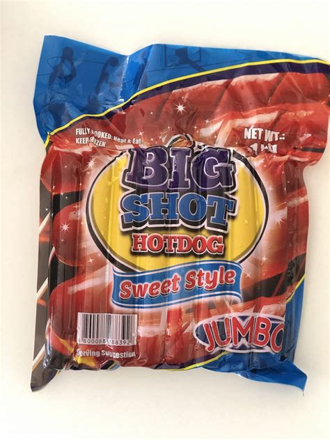 Big Shot Sweet Style Hotdog Jumbo 1kg Bohol Grocery