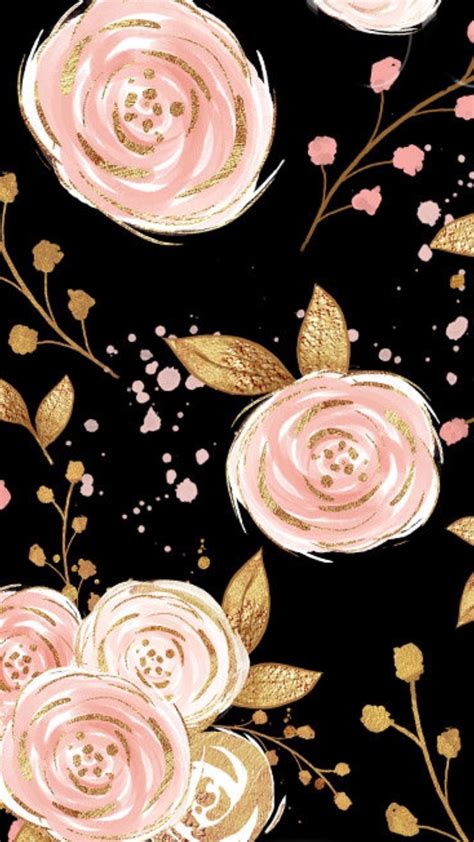 Pin By Ana Puu On Wallpapers Gold Wallpaper Background Rose Gold