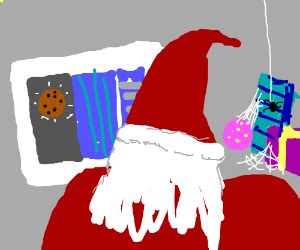Cookie clicker is mainly supported by ads. Christmas update for cookie clicker. Scary. - Drawception