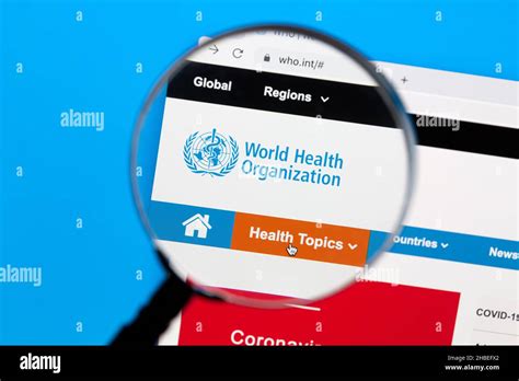 World Health Organization Logo High Resolution Stock Photography And