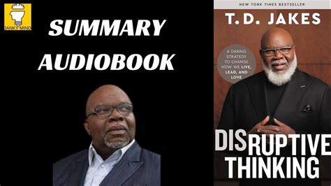 Disruptive Thinking Book By T D Jakes Audiobook Summary Youtube