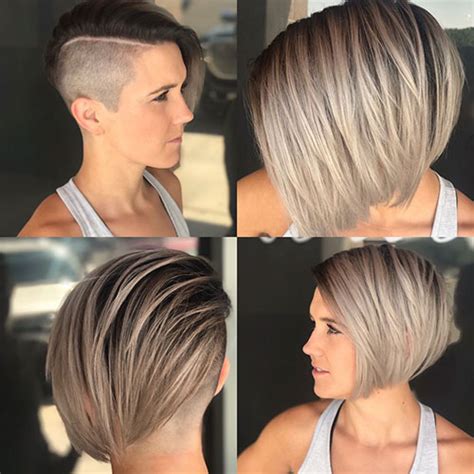 22 Short Hairstyles With Shaved Sides Pictures Hairstyle Catalog