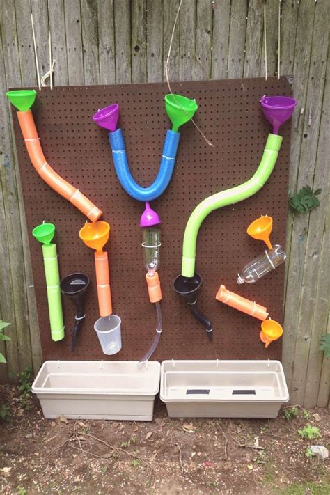 Do it yourself outdoor games. do it yourself water wall made from peg board dollar store pool noodles funneboard | Outdoor ...