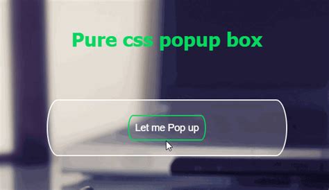 How To Create Popup In Html With Css Csshint A Designer Hub