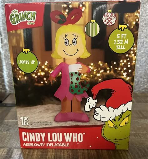 Cindy Lou Who 5 Ft Christmas Airblown Inflatable Dr Seuss The Grinch