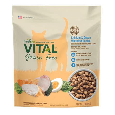 Freshpet Vital Grain Free Chicken And Whitefish Cat Food