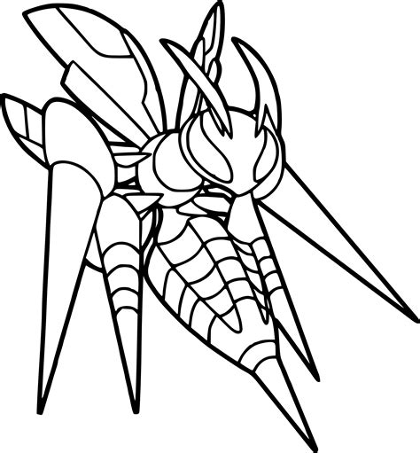 At first, pokemon is planned as one season. Pokemon Mega Beedrill coloring page