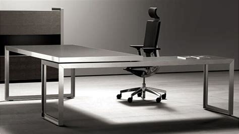 Tribesigns modern large office desk. Modern Oikos L-Shaped Bi-Level Desk - Platinum Oak | Zuri ...