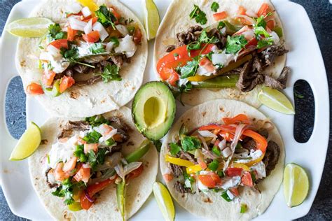 Easy Beef Fajita Recipe Fajita Tacos • A Table Full Of Joy Mytaemin