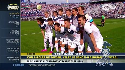 Importante:, elige un canal de la lista, si bajan una señal, debes elegir otra, mientras rep0nemos el stream. CENTRAL FOX | Velez 2 Vs Rosario Central 0 | Torneo 2016 ...