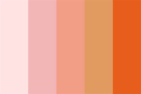 Collection by color schemes ideas. strawberry peach Color Palette