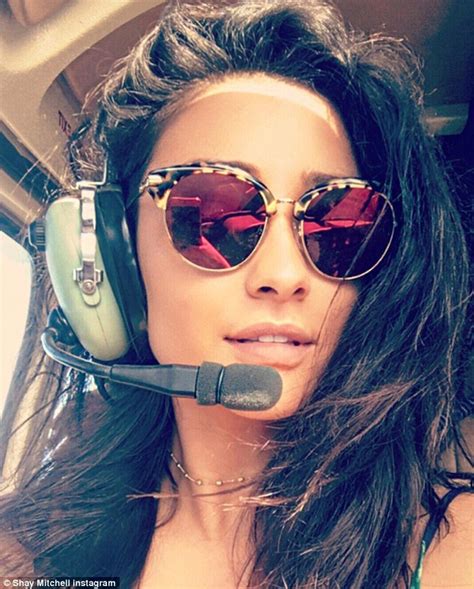 Shay Mitchell Nearly Spills Out Of Plunging Swimsuit In Instagram Snap
