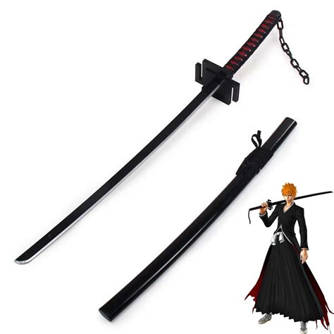 Ichigo Kurosaki Set Cosplay Replika Zangetsu Sword Bleachprops Kostum Aliexpress