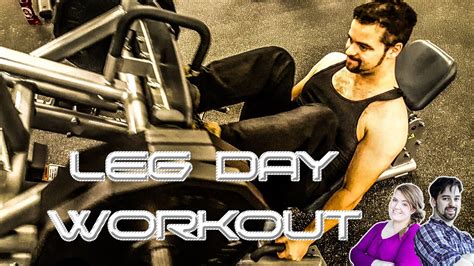 Leg Day Workout Routine At The Gym Week Youtube