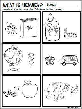 Free Compare Sizes Worksheet for Kindergarten Math - Made By Teachers