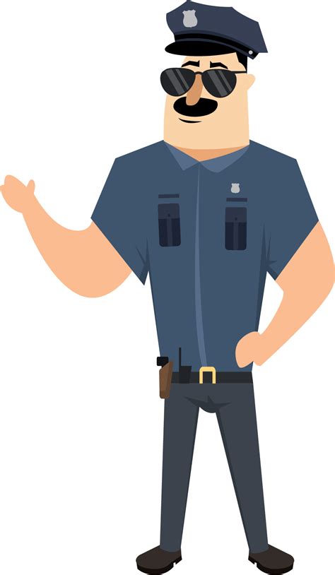 Policía Vector Png Image Png Mart