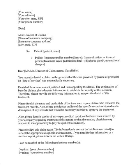 Insurance Appeal Letter | Template Business