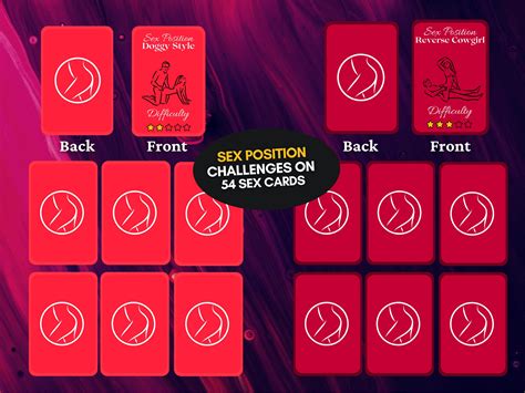 Sex Positions Cards Game Date Night Cards For Couples Anniversary