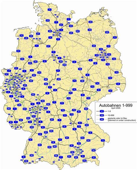 Road Map Of Germany Roads Tolls And Highways Of Germany