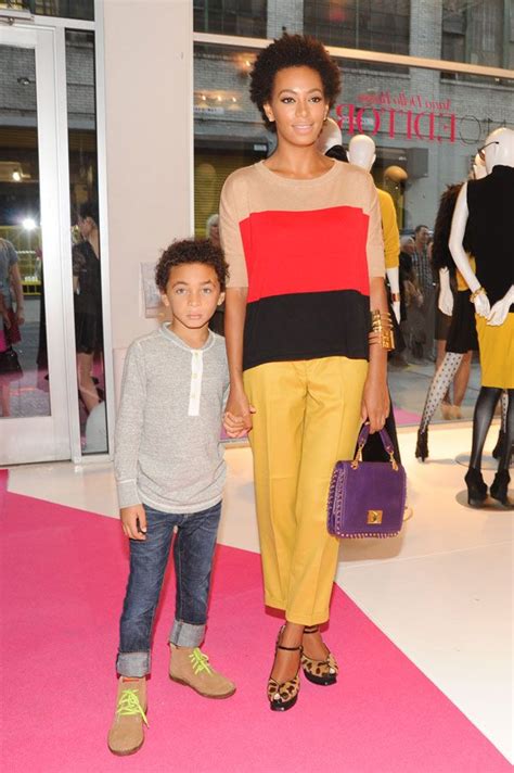 Solange Knowles And Son Julez Make A Cute Couple At INC S Party To