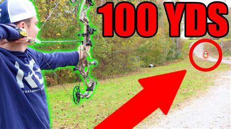 Epic Long Shot Bow Challenge 100 Yards Youtube