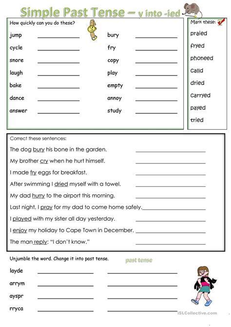 Simple Past Tense Add Ed English Esl Worksheets For English Grammar