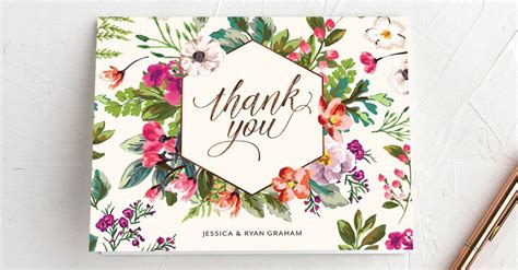 18 Bridal Shower Thank You Cards For Every Type Of Bride