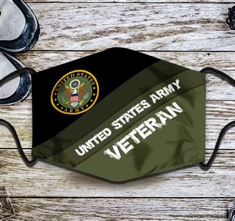 US Army Veteran Face Mask RobinPlaceFabrics