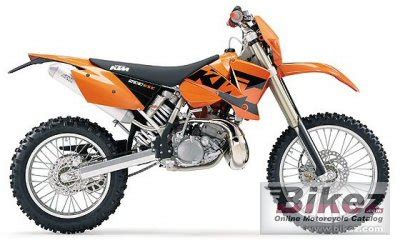 In 2004 ktm created the 200 exc, which is a single cylinder 193.00 ccm (11,72 cubic inches) beautiful motorcycle that we will now get to know better by examining its characteristics in further detail. 2004 KTM 200 EXC specifications and pictures