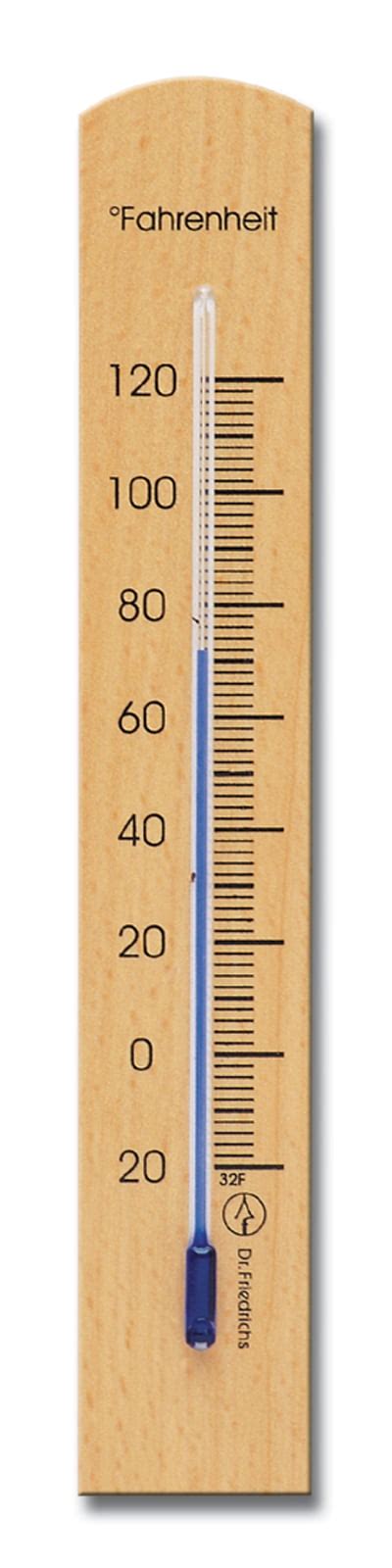 Wall Thermometer 712 Inch Beechwood Natural Finish