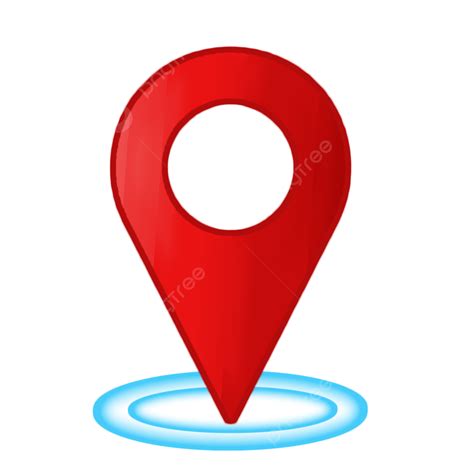 Pin Map Location Icon Logo Symbol Vector Design Transparent Background