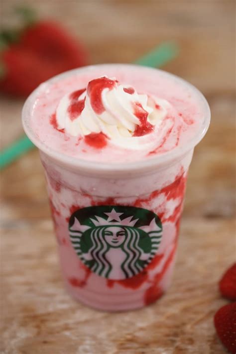 Starbucks Strawberries And Cream Frappuccino Gemma’s Bigger Bolder Baking