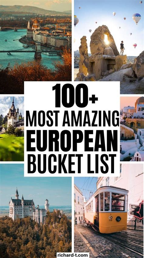 The Ultimate 100 Travel European Bucket List You Need