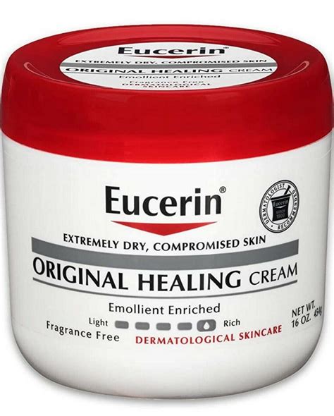 Eucerin Original Healing Cream Original Unscented 16 Oz Tub