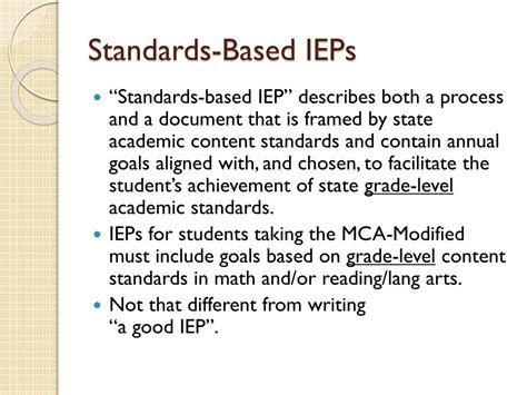 ppt writing meaningful and compliant standards based iep s powerpoint presentation id 3826692