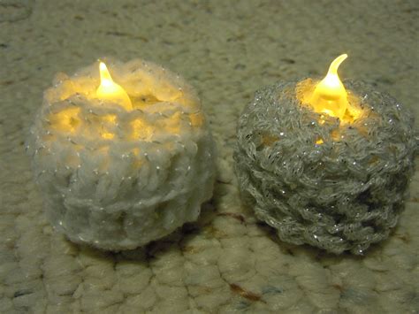 Crochet Led Tea Light Candle Holder Free Pattern Payhip