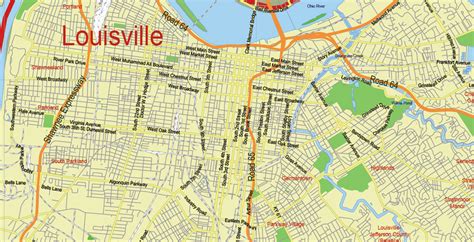 Editable Map Evansville Indiana 120 Pdf