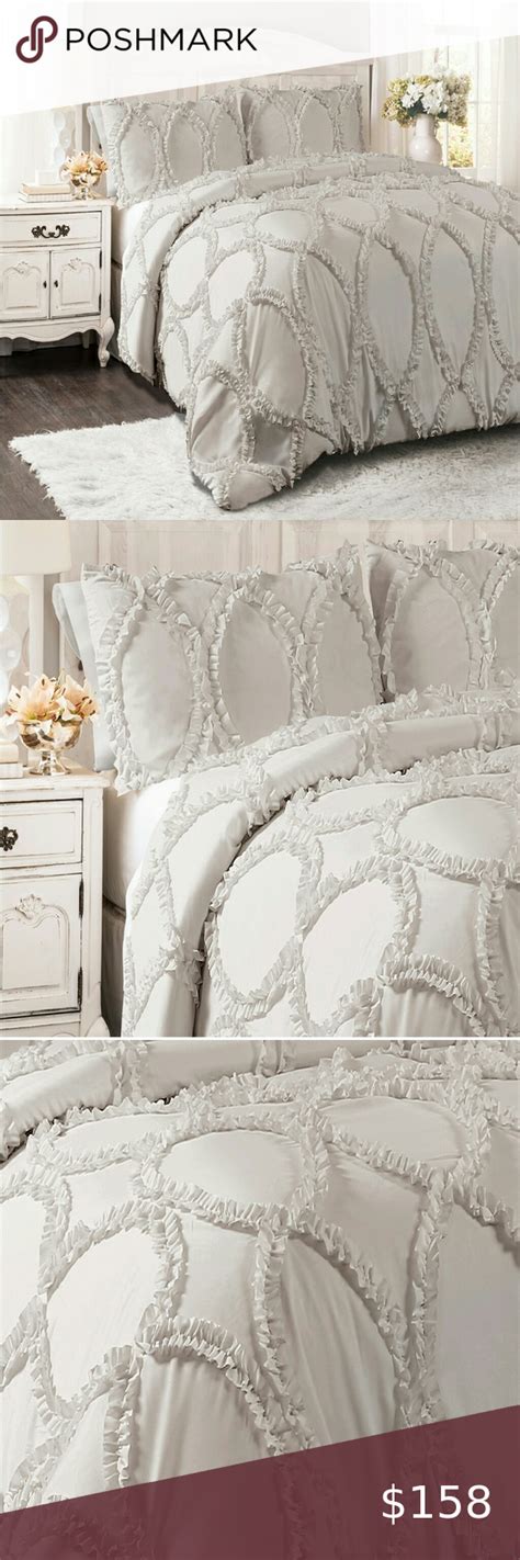 🛑🛑sold🛑🛑lush Decor Avon 3pc King Comforter Set King Comforter Sets