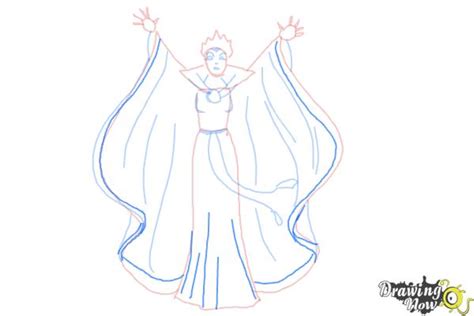 How To Draw Evil Queen Disney Villain Drawingnow