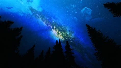 Sfondi 3840x2160 Px Terra Galassia Paesaggi Latteo Natura Notte