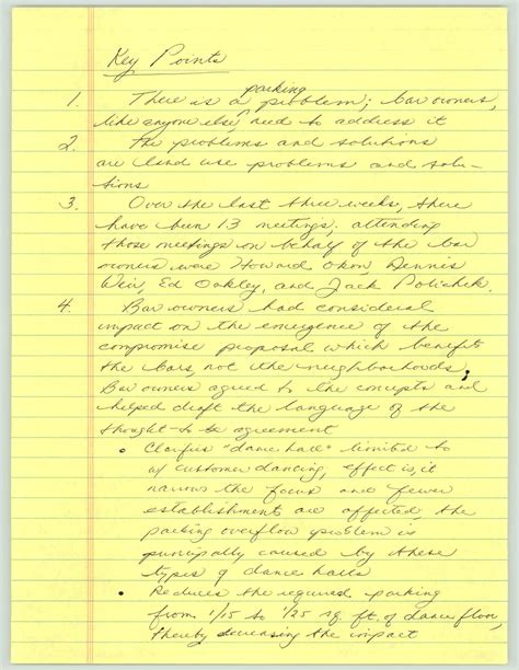 [Handwritten notes: Key points] - UNT Digital Library