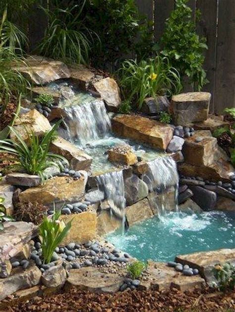 Stunning Backyard Ponds Ideas With Waterfalls Waterfalls