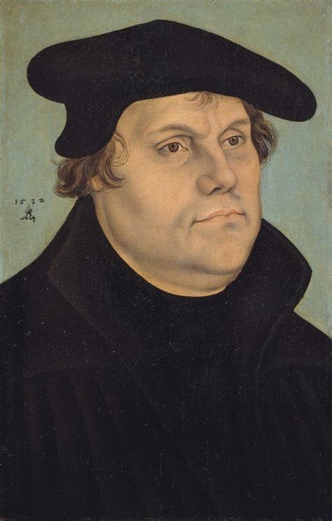 Portrait Of Martin Luther By Lucas Cranach The Elder Artvee